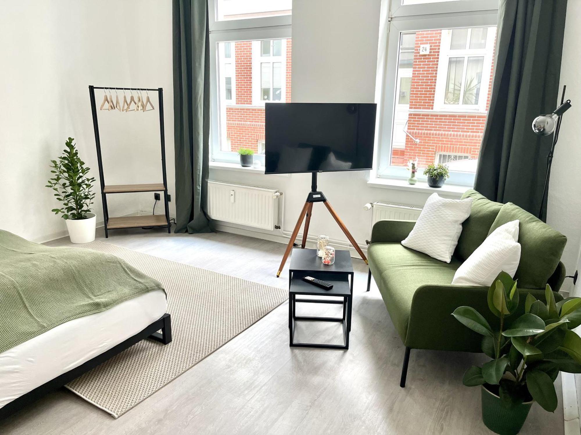 Endless: Studio Mit Netflix + Workstation Im Zentrum Schwerin  Exteriér fotografie